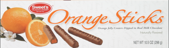 2002 Orange Sticks Packaging