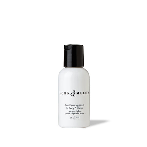 FORK & MELON hand and body wash in travel size