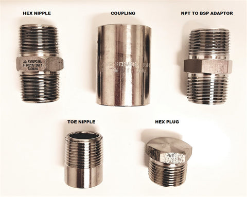 Stainless Steel NPT Fittings