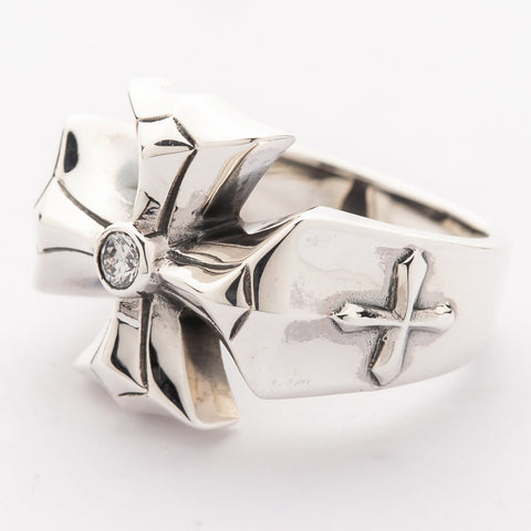 men's cross ring