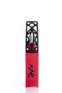 red orange liquid matte lip shade. vegan and cruelty free