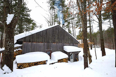 snowy shop