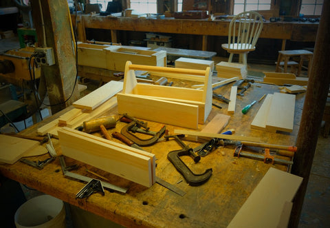 Tools and work bench/woodworking class