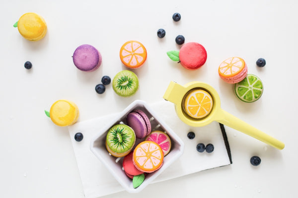 DIY fruit macarons