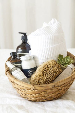 spa basket items