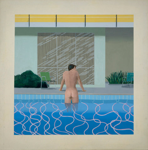 Peter Getting Out of Nick's Pool, 1966  © David Hockney. Photo: Richard Schmidt
