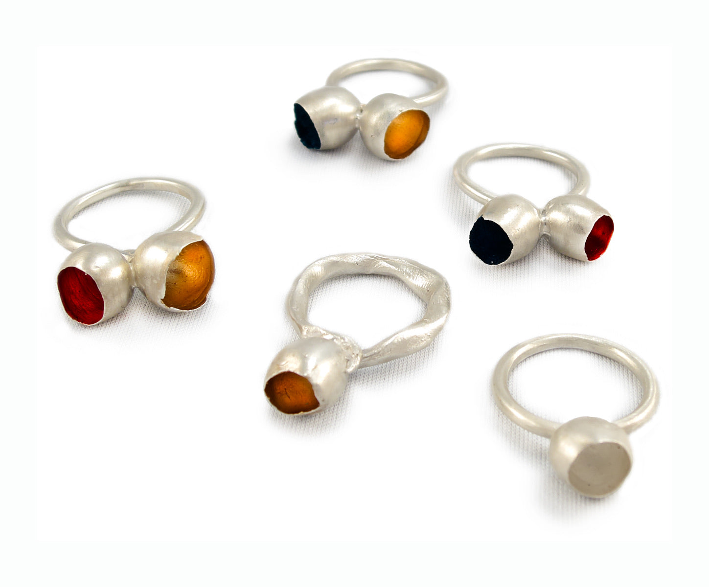 VESSEL Ring with Two Cups