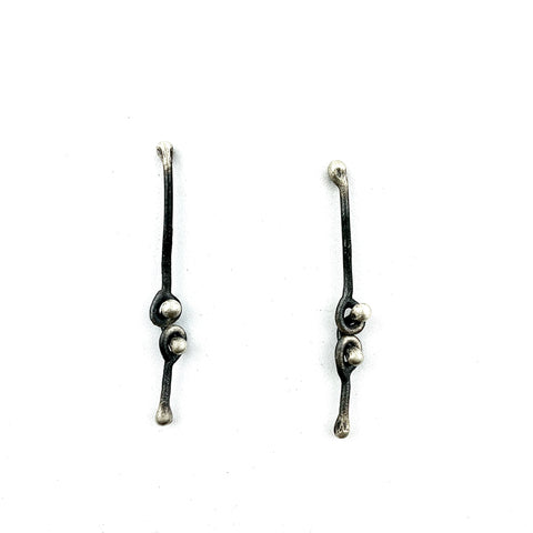 Copper Fearless Heart Earrings