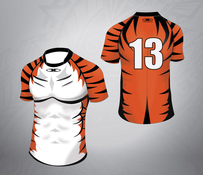 Rugby Jersey- Tiger Pattern I X-treme 