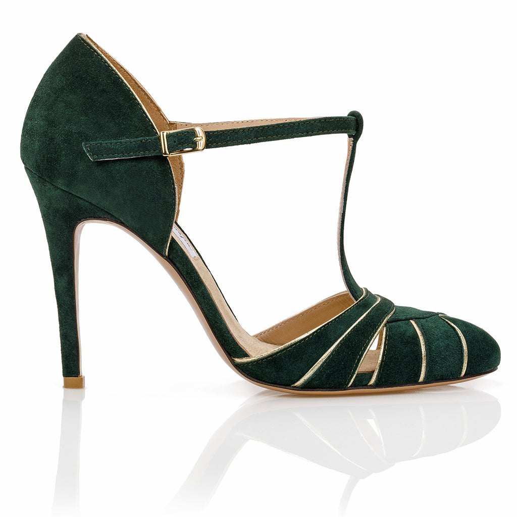 deep green heels