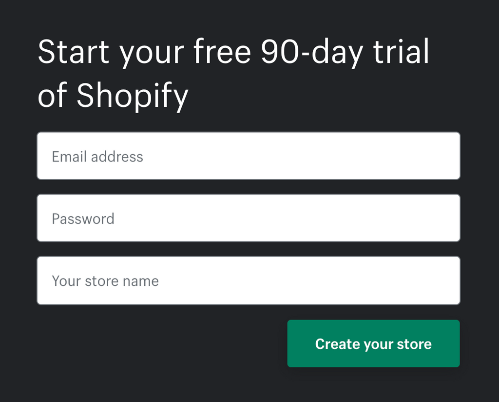 shopify essai gratuit 90 jours