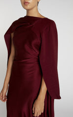 Lillico Dress In Cabernet from Roland Mouret