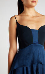 Primrose Jumpsuit In Ultramarine/Navy from Roland Mouret