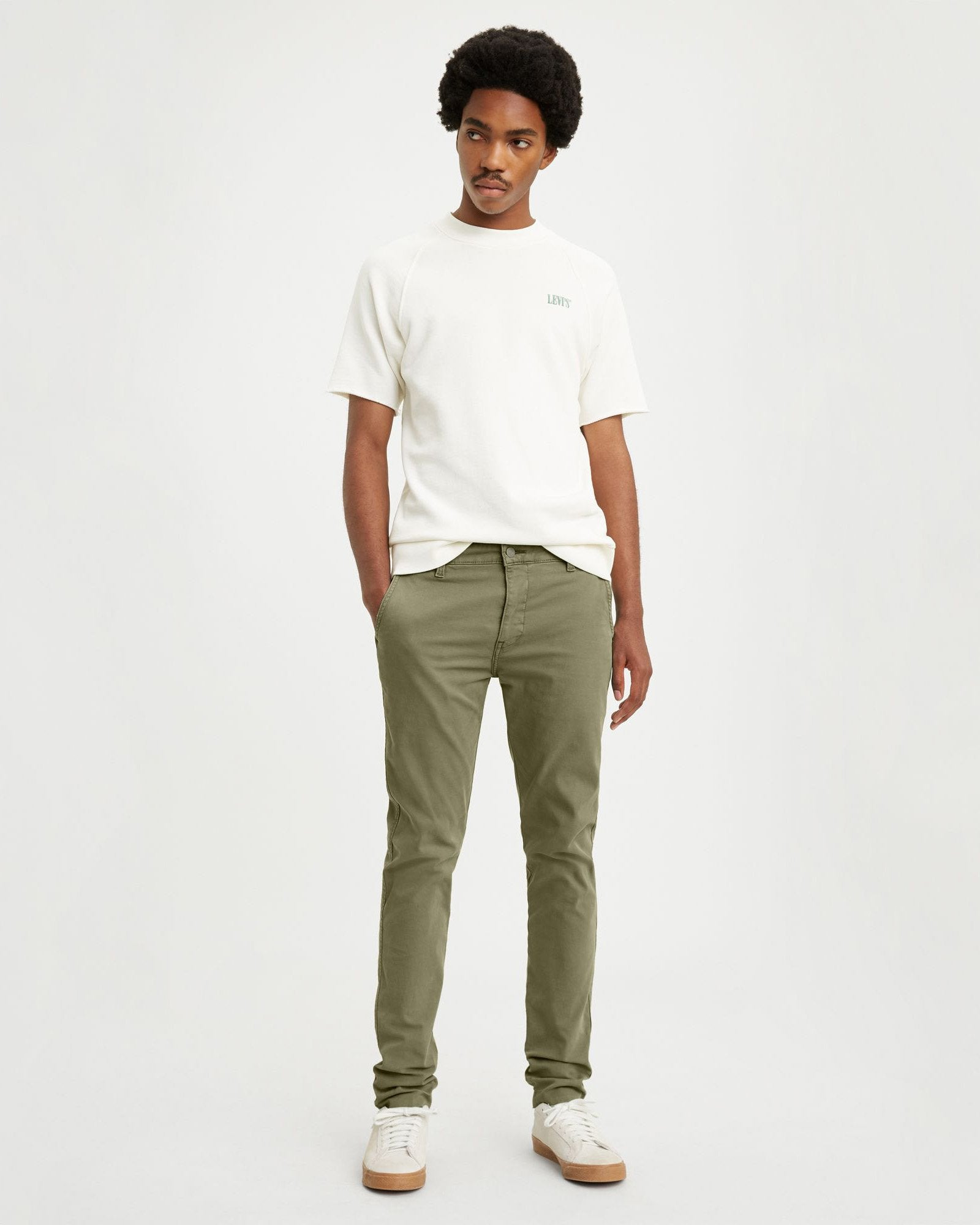 levi's tapered chino trousers