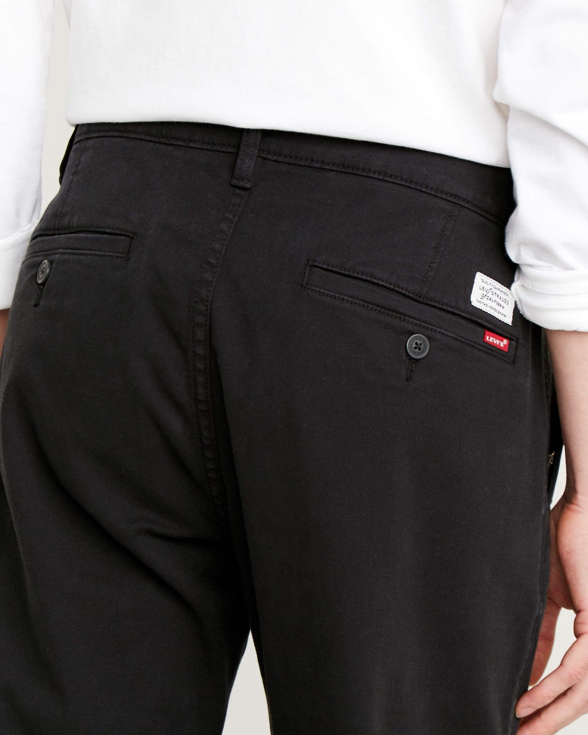 levis black chinos