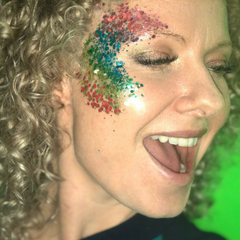 Festival Makeup Trend 2 Biodegradable Glitter - CoFounder Emily Shurey Glitterazzi Glitter