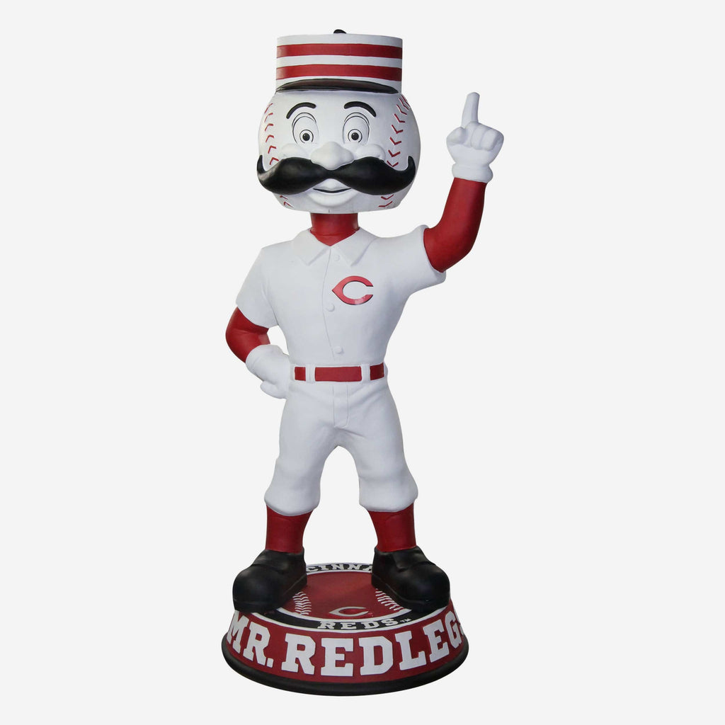 Mr. Redlegs Cincinnati Reds 3 Ft Mascot Bobblehead FOCO