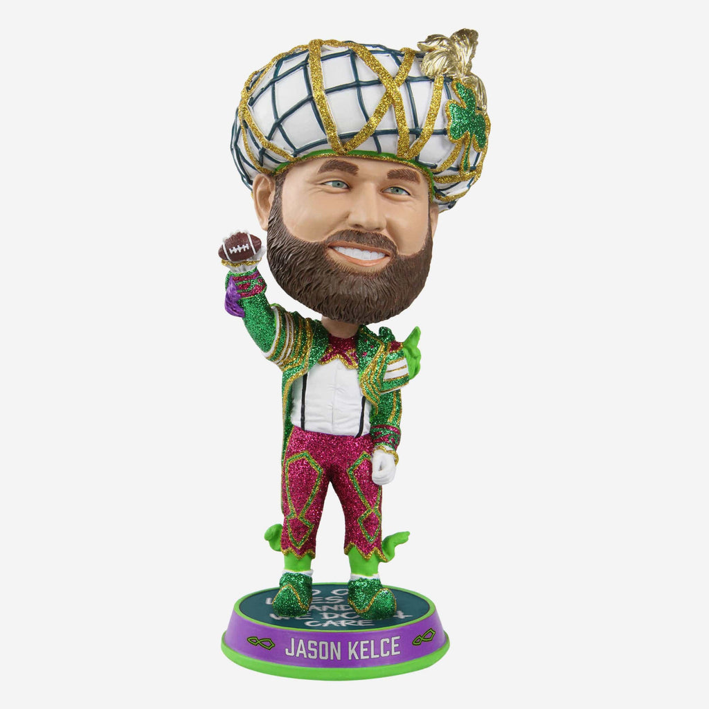 Jason Kelce Superbowl Lii Mummer Suit Bighead Bobblehead Foco 7647