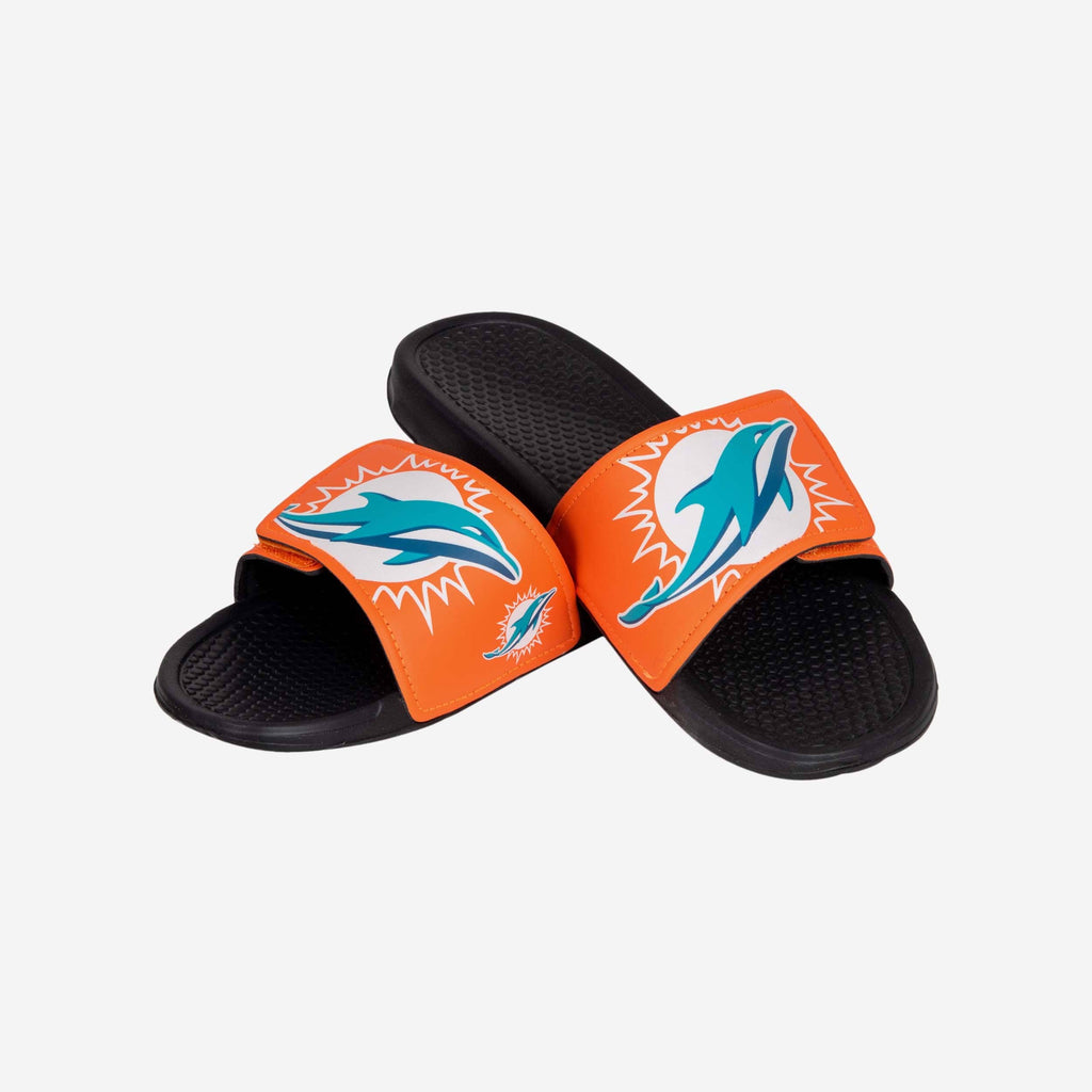 miami dolphins nike slides