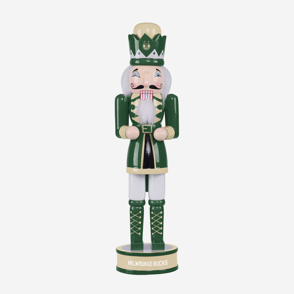 Milwaukee Bucks Team Spirit Nutcracker FOCO