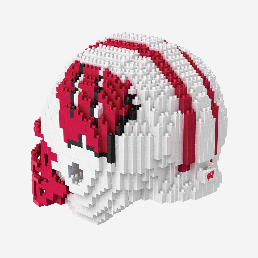 wisconsin badger lego helmet