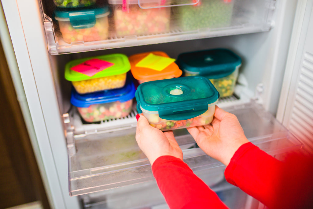 Storing food in fridge