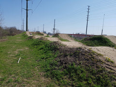 Clarkson bike park Mississaugua - pump track and jumps