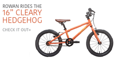 Cleary Hedgehog 16" kids bike in orange