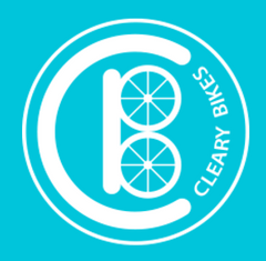 Cleary Bike Logo light blue