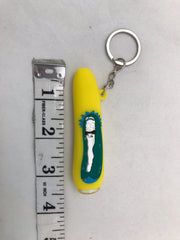 Silicon keychain pipe PICKLE RICK