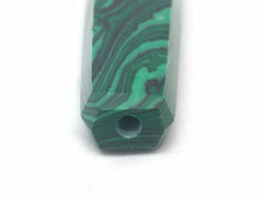 Real Natural healing stone pipe ARTIFICIAL MALACHITE