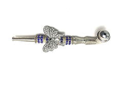 Luxury butterfly pipe silver