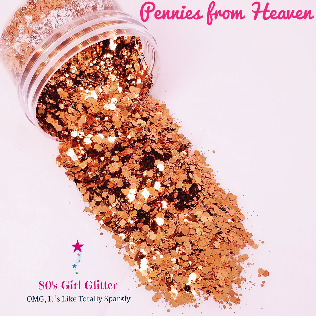 Ártico todos los días Respectivamente Pennies from Heaven - Glitter - Copper Metallic Chunky Glitter Mix – 80's  Girl Glitter