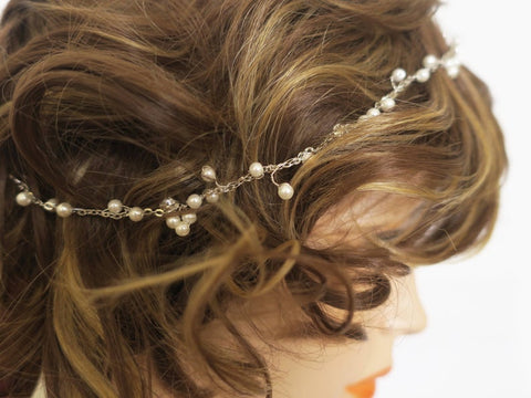 pearl bridal headband