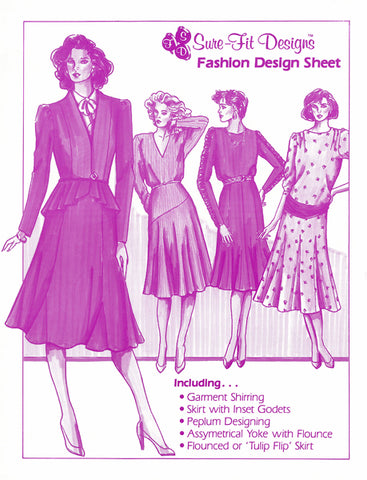 4-pg Fashion Design Sheet