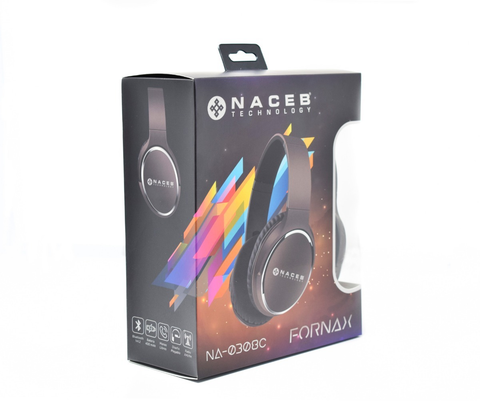 Naceb Na 0308 C Diadema Manos Libres Bluetooth, Micro Sd, Radio, Café