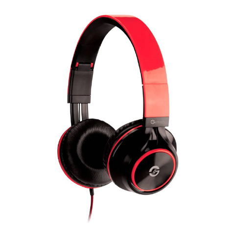 Getttech Gh 3100r Diadema Headset Sonority 3.5mm Mic Rojo