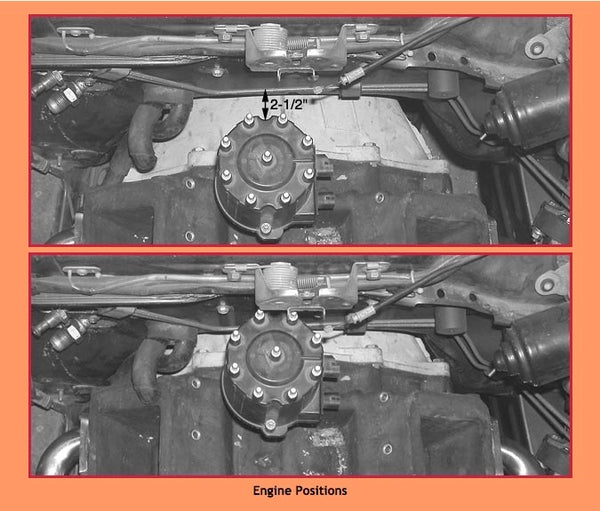 Datsun ZX Engine Positions, Stealth Conversions mounting kit