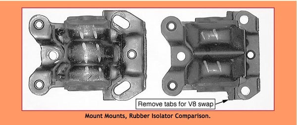 Volvo 700 tab removal, motor mounts, Stealth Conversions