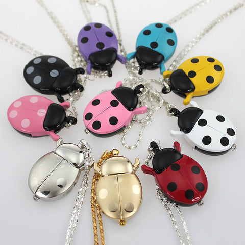 Montre collier coccinelle - 9 couleurs