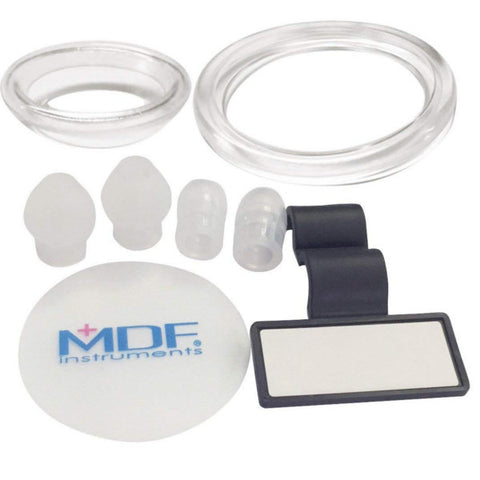 Stéthoscope double tête adulte + pédiatrique MDF instruments 747XP - Accessoires oreillettes + membranes