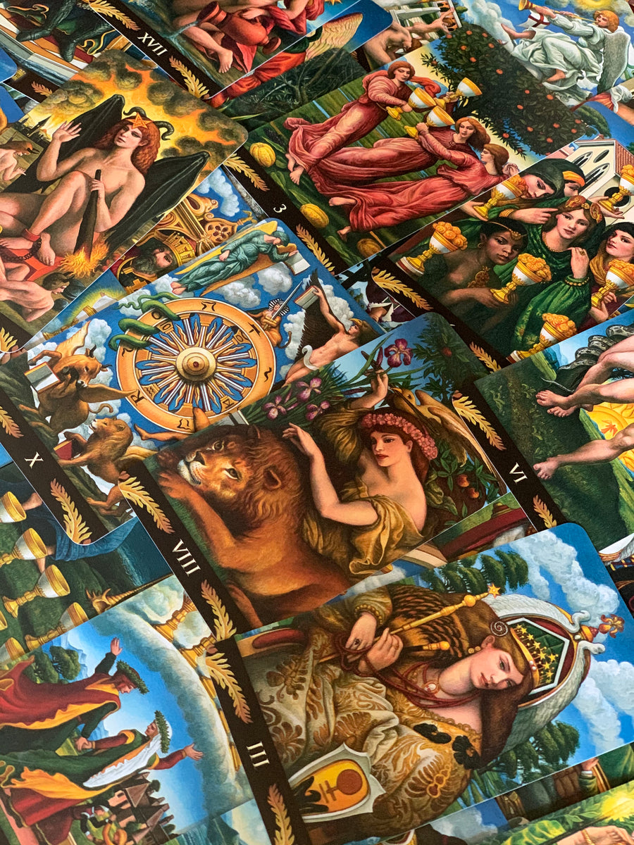 78 Pcs/set All English Pre Raphaelite Tarot Cards – Women's, Men's & Kids  Clothing & Accessories -