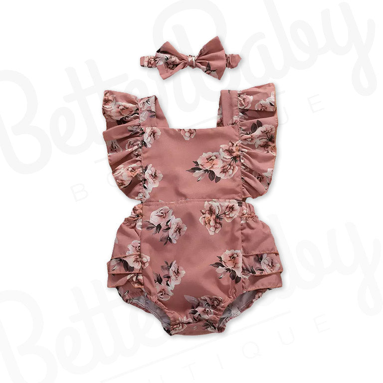 dusty rose baby clothes