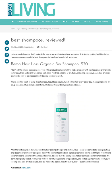 Expat Living Best Shampoos, reviewed
