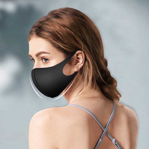 N95 Organic Polymer Breathable Washable Sports Face Mask