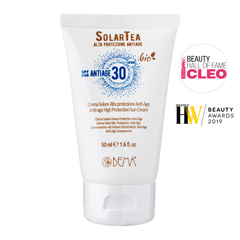 Anti-Age High Protection Organic Suncream SPF 30 - Bema SolarTea Vegan Natural Sunscreen