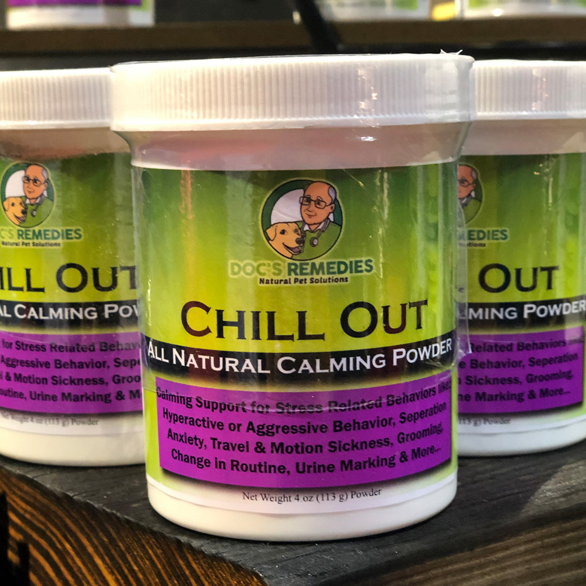 Doc's Remedies Chill Out - Calming Supplement - 4oz Powder – 0Bugzone