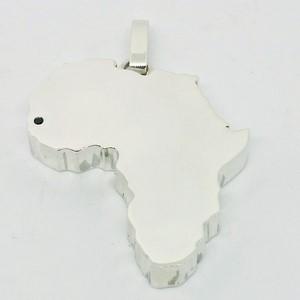 white African gold pendant