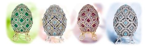 Faberge 4 seasons eggs