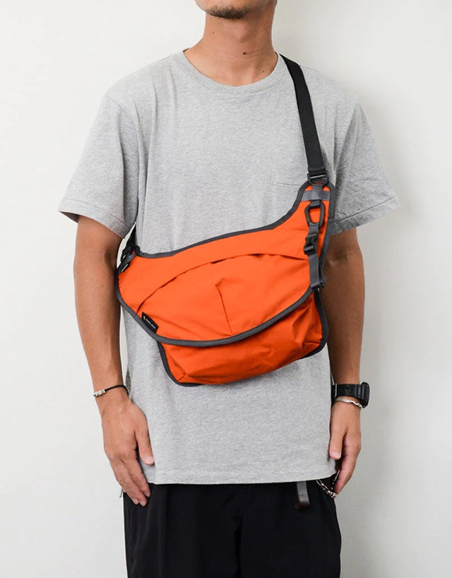 Master-Piece Face Shoulder Bag Orange